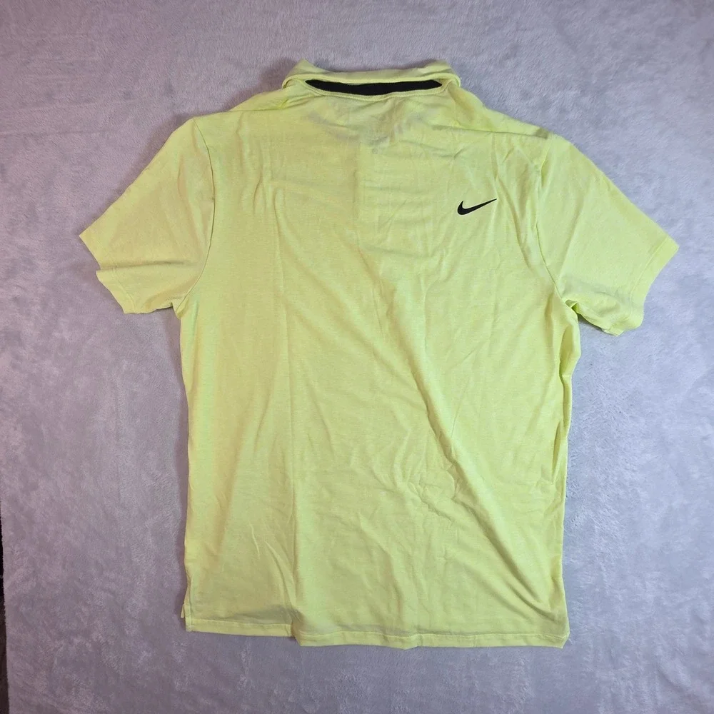 Nike Dri-FIT Tour Men's Golf Polo Shirt Yellow Lemon Twist L DV3123-736